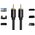  Кабель аудио Vention VAB-R09-B200 RCA M/RCA M 2м чёрный 