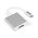  Кабель-адаптер Exegate EX-CM-HDMIF-0.15 EX284937RUS Type C-HDMI USB Type C/19F 0,15м 