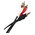  Аудиокабель TELECOM TAV4545-1.5m 3.5mm to 3RCA, 1.5m 