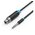  Кабель аудио Vention BBEBH Jack 6.5 M/XLR F 2м 