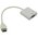  Кабель KS-is KS-315 HDMI(19M)-VGA(15F), 20 см, белый 