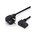  Кабель питания GoPower 00-00024536 евровилка-C13 (f) 1.8м ПВХ угловой черный 1/125 