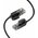  Кабель UGREEN NW122 (70653) CAT 6A Pure Copper Ethernet Cable OD2.8 3m Black 
