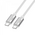  Дата-кабель HOCO U134 Primero 240W charging data cable Type-C + Type-C 1,8м серый 