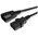 Кабель питания Cablexpert PC-189-1-3M сист.блок-монитор C13-C14 3x1кв.мм 3м черный 