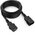  Кабель питания Cablexpert PC-189-1-3M сист.блок-монитор C13-C14 3x1кв.мм 3м черный 