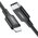  Кабель UGREEN US171 60752 USB-C to Lightning Cable M/M Nickel Plating ABS Shell 2m Black 