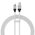  Дата-кабель Baseus CoolPlay (CAKW000202) Fast Charging Type-C to Type-C 100W 1m White 