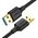  Кабель UGREEN US128 10371 USB-A 3.0 Male to Male Cable 2m Black 