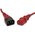  Шнур Hyperline PWC-IEC13-IEC14-0.5-RD для блока питания IEC 320 C13 вилка IEC 60320 С14 0.5м красный 