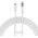  Дата-кабель Baseus Explorer (CATS010302) Fast Charging Cable with Smart Temperature Control Type-C to iP 20W 2m White 