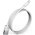  Кабель Cactus CS-LG.USB.A-0.8 USB m-Lightning m 0.8м белый 