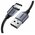  Кабель UGREEN US288 60125 USB-A 2.0 to USB-C Cable Nickel Plating Aluminum Braid 0,5m Black 