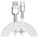  Дата-кабель Baseus Cafule (CAKF000102) Metal USB to Type-C 66W 1m White 