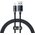  Дата-кабель Baseus Crystal Shine (CAJY000101) Fast Charging USB to iP 2.4A 2m Black 