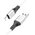  Дата-кабель HOCO X86 Spear silicone charging data cable for Lightning, 1м (белый) 