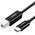  Кабель UGREEN US241 80811 USB-C to USB 2.0 Print Cable 1m Black 