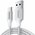  Кабель UGREEN US288 60133 USB-A 2.0 to USB-C Cable Nickel Plating Aluminum Braid 2m Silver 
