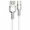  Дата-кабель Baseus Cafule (CAKF000102) Metal USB to Type-C 66W 1m White 