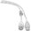  Кабель удлинитель Cablexpert CCF-USB2-AMAF-TR-6 USB2.0 Pro, AM/AF, 1,8м, экран, 2 феррит.кольца, прозрачный 