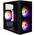  Корпус 1STPLAYER FIREBASE X1 Black (X1-BK-3F1) / mATX / 3x120mm LED fans 