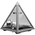  Корпус Azza Pyramid L черный/серебристый (CSAZ-804L Pyramid) без БП ATX 6x120mm 2xUSB3.0 audio bott PSU 