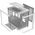  Корпус 1STPLAYER UVIEW UV5 White (UV5-WH) / mATX 