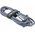  Кабель PERFEO U4805 USB2.0 A вилка - Micro USB вилка, угловой, серый, длина 1м, бокс 