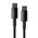  Дата-кабель Baseus Tungsten Gold (CATWJ-A01) Fast Charging Type-C to Type-C 100W 2m Black 