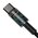  Дата-кабель Baseus Tungsten Gold (CATWJ-A01) Fast Charging Type-C to Type-C 100W 2m Black 