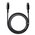  Дата-кабель Baseus Tungsten Gold (CATWJ-A01) Fast Charging Type-C to Type-C 100W 2m Black 