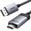  Кабель UGREEN DP119 15773 DP to HDMI 4K Cable 1m Black/Silver 