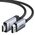  Кабель UGREEN DP119 15773 DP to HDMI 4K Cable 1m Black/Silver 