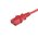  Шнур Hyperline PWC-IEC13-IEC14 (PWC-IEC13-IEC14-5.0-RD) для блока питания IEC 320 C13 вилка C14 5м красный 