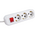  Сетевой удлинитель LUX У3-ЕВК-05 3-местный с з/к (250В/16а/5м) Черный 