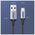  Кабель UGREEN US290 60146 USB 2.0 A to Micro USB Cable Nickel Plating Alu Braid 1m Grey/Black 