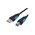  Кабель Vention VAS-A16-B150 USB 2.0 AM/BM 1,5м черный 