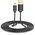  Кабель UGREEN US132 10385 USB 2.0 A Male to Mini 5 Pin Male Cable 1.5m Black 