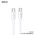  Дата-кабель REMAX RC-C021 Marlik 30W PD Fast Charging Data Cable C-C 2M Тype-C to Type-C белый 