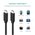  Кабель UGREEN US286 10306 USB-C 2.0 Male To USB-C 2.0 Male 3A Data Cable 2m Black 