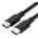  Кабель UGREEN US286 10306 USB-C 2.0 Male To USB-C 2.0 Male 3A Data Cable 2m Black 