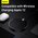  Беспроводное ЗУ Baseus CCED000001 Digital LED Display Gen 2 Wireless Charger 15W Black 