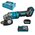  УШМ аккумуляторная Makita GA050 GT 101 с акк и ЗУ 