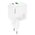  СЗУ HOCO C111A Lucky dual-port PD30W+QC3.0 charger EU белый 