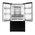  Холодильник LEX LFD595BxID French Door, инверторный черная сталь 