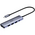 USB-концентратор Netac WF13 .(NT08WF14-30GR), 6in1 Type-C to 3xUSB3.0 + 1xHDMI( 4k/30Hz) + microSD + SD 