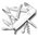  Складной нож Victorinox Huntsman 1.3713.7, функций 14, 91мм, белый, коробка картонная 