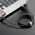  Дата-кабель Baseus Cafule (CALKLF-AG1) USB For iP 2.4A 0.5m Gray+Black 