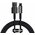 Дата-кабель Baseus CALWJ-A01 Tungsten Gold Fast Charging Data Cable USB to iP 2.4A 2m Black 
