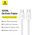  Дата-кабель Baseus P10365200211-03 Superior Series 2 Fast Charging Data Cable Type-C to Type-C 100W 1m Moon White 